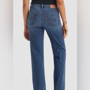 Levi’s ultra high rise ribcage straight jeans